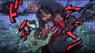 Jolyne Vs Pucci - Pucci Binds With The Green Baby