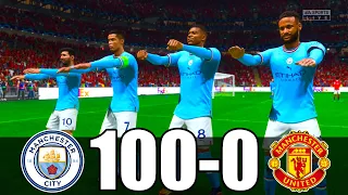 FIFA 23 | RONALDO, MESSI, MBAPPE, NEYMAR, ALL STARS | MANCHESTER CITY 100 - 0 MANCHESTER UNITED