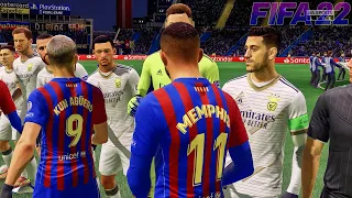 Barcelona vs Benfica Feat. Messi, Aguero, Depay, | UEFA Champions League | Gameplay & Full match