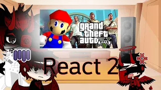 React 2 : SMG4 13+ ( Grand Theft Mario - If mario was in...GTA V )