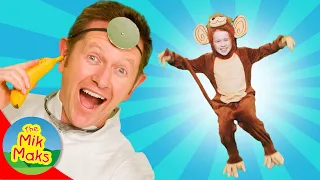 Five Little Monkeys | Kids Songs and Nursery Rhymes | The Mik Maks