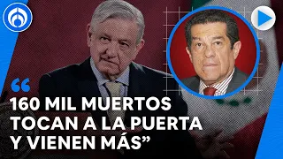 AMLO lleva más crímenes y asesinatos que Felipe Calderón y Peña Nieto: Rafael Cardona