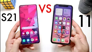 Samsung Galaxy S21 Vs iPhone 11! (Comparison) (Review)