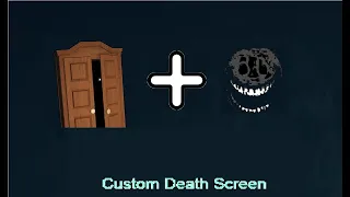 Roblox Doors Hide + Rush going wrong Custom Death Screen (Guiding Light generator BETA)