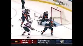 Dainius Zubrus scores vs Islanders for Devils (2007)