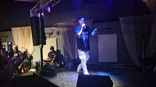 Chenning Xiong singing "Rooj Tshoob" at Summer Haze Night Party in NC