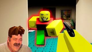 ROBLOX Weird Strict Dad Chapter 1 and 2 Funny Moments (MEMES) #1