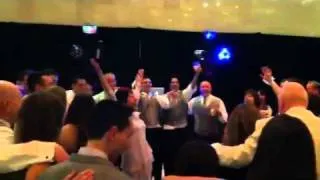 Irish wedding sing-a-long