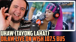 Dilaw performs "Uhaw (Tayong Lahat)" LIVE on Wish 107.5 Bus - TEACHER PAUL REACTS