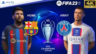 FIFA 23 - FC BARCELONA vs Paris SG - UEFA Champions League Final | PS5 [ 4K HDR 60P ]
