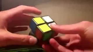 2x2 Rubik's Cube Slow-motion solve(240fps)