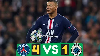 PSG 4-1 Club Brugge Highlights Round 4 Group A 2021-2022 | PSG vs Club Brugge Highlights | Football