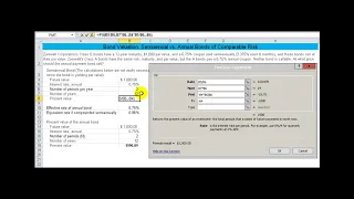 Calculating the present value of bonds - Annual versus Semiannual (Bonds of comparable risk)