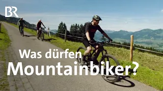 Wem gehören die Berge? Mountainbiken in der Grauzone  | Bergauf-Bergab | Doku | BR