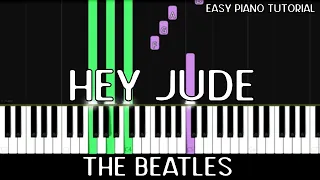 The Beatles - Hey Jude (Easy Piano Tutorial)