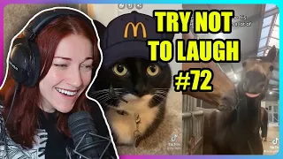 TRY NOT TO LAUGH CHALLENGE #72 | Kruz Reacts