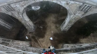 UNCUT - 31 meters BASE jump from bridge