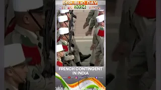 India Republic Day parade 2024: French Contingent marches at Kartavya Path | WION Shorts