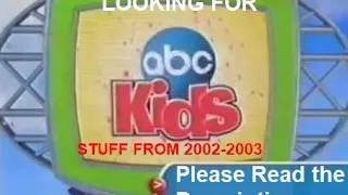 Looking for ABC Kids recordings from 2002 & 2003