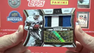 2015 Topps Supreme Football Hobby 16 Box Case Break #2 – RANDOM DIVISIONS