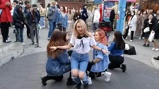 러시아댄스팀 레드스파크(RED SPARK)/솔로(SOLO)-제니(JENNIE) 190405 홍대(HongDae) Busking 직캠 fancam/kpop dance cover