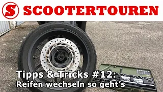 Scooter Tipps #12: Hintereifen beim Scooter Honda Forza 300 selbst wechseln – so gelingt das einfach