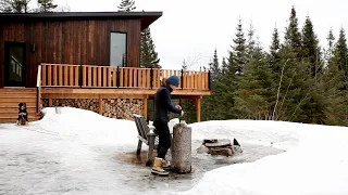 #5 Tapping Maple Trees, Gathering and Making coniferous syrup