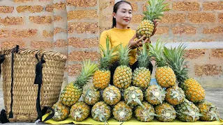 Big storm damage farm cleanup - Harvest pineapple garden goes to the market sell | Ly Thi Tam