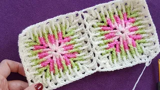 Mozaik Motif ve Motif Birleştirme /Crochet Element Grannysquare (by Donna Robertson)