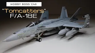 Hobby Boss 1/48th F/A-18E VFA-31 "Tomcatters" speed build.