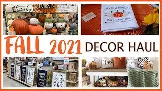 *NEW* FALL DECOR HAUL 2021 | HOBBY LOBBY, TARGET, BIG LOTS, WALMART & AMAZON FALL FINDS #vlogtober