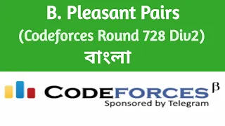 B. Pleasant Pairs | Codeforces Solution | Codeforces Round 728 Div2 | C++