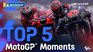 Top 5 MotoGP™ Moments by Michelin | 2021 #FrenchGP