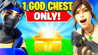 The *ONE GOD* CHEST Challenge In Fortnite! (Duos)
