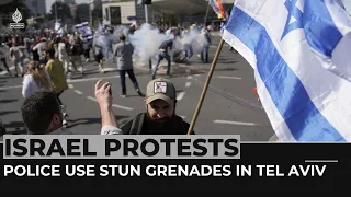 Israeli police fire stun grenades on pro-judiciary protests