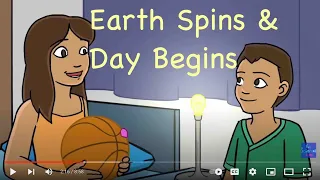 What Causes Day and Night? Earth Spins & Day Begins