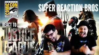 SUPER REACTION BROS REACT & REVIEW Justice League Comic Con Sneak Peek!!!!