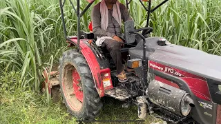 Mahindra jivo  305 performance,power and working speed  review by farmer #mahindra #mahindrajivo