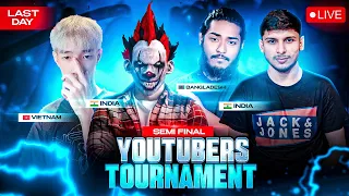 Semi-Finals Last Day 🔥 INTERNATIONAL YouTubers 🤯 #freefire #classylive #nonstop_live #live