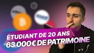 Étudiant de 20 ans avec 63k€ de patrimoine (sans héritage) | Présentation de patrimoine