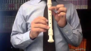 Air on a G string recorder 1