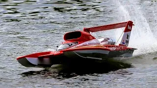 RC Hydroplane Racing Compilation | Electrics & Nitros & Gassers, Oh My!