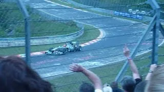 Michael Schumacher Nürburgring Nordschleife 2013 - Mercedes 2011 - 24h Race - Am Brünnchen