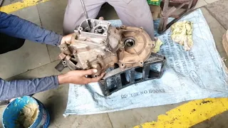 Bajaj re Maxima gearbox fitting || bajaj maxima gear box