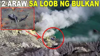 BUMAKSAK ANG HELICOPTER NILA SA LOOB NG BULKAN AT 2 ARAW SILANG NA-TRAP DOON NA HIRAP HUMINGA