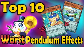 Top 10 Worst Pendulum Effects in Yugioh