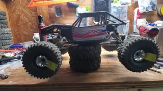 TGH overdrive in front of Axial Capra