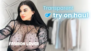 Transparent Try on Haul with Patricia | No Bra Challenge