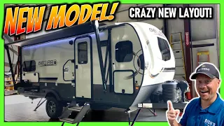 ALL NEW Compact Mini RV with a TRUE QUEEN!! 2024 Geo Pro 20FKS Mini Azdel & Solar Travel Trailer