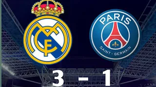 Real Madrid Vs PSG (3-1) | UCL R16 2nd Leg | Goal Highlights